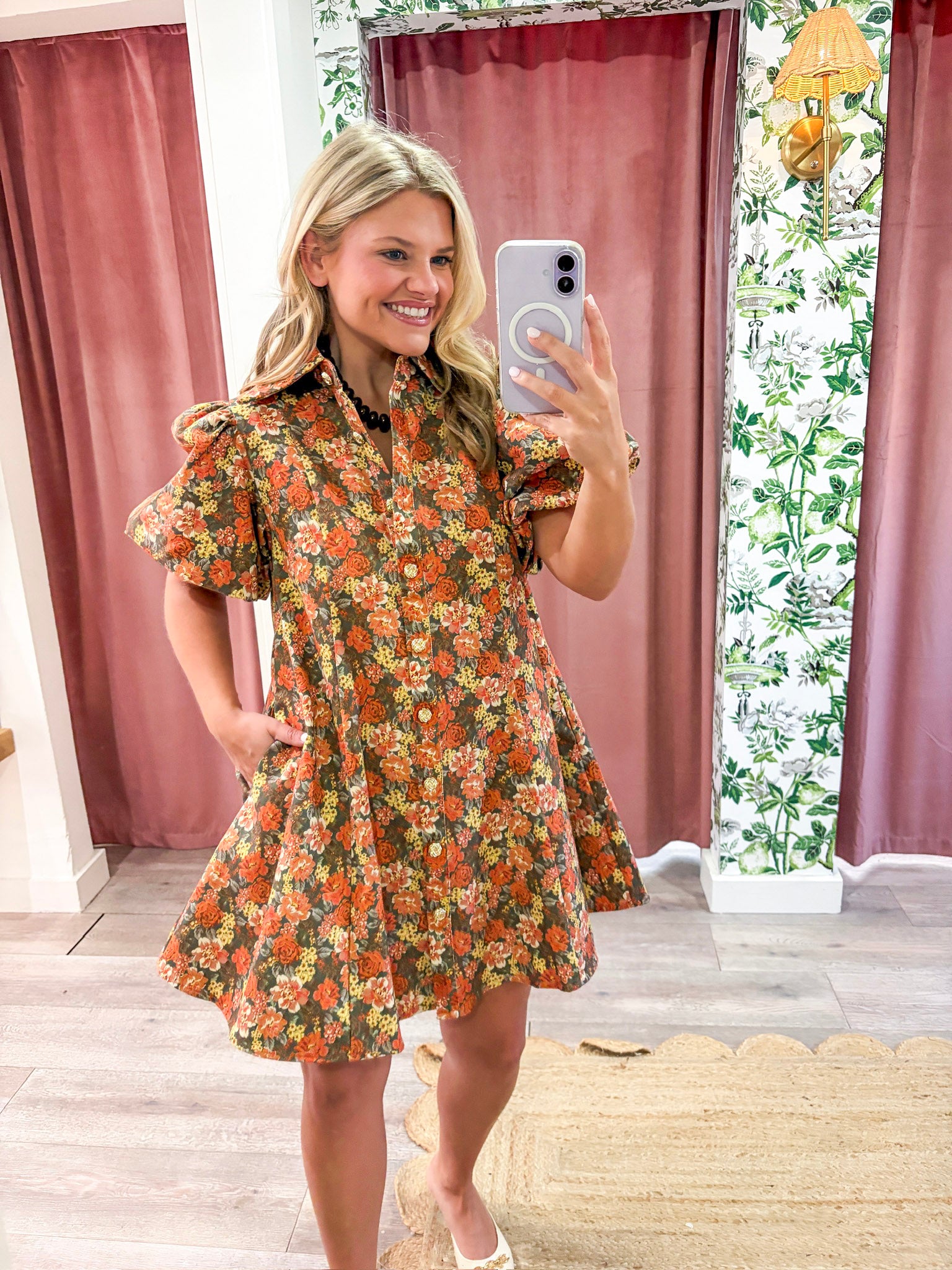Maple Harvest Mini Dress