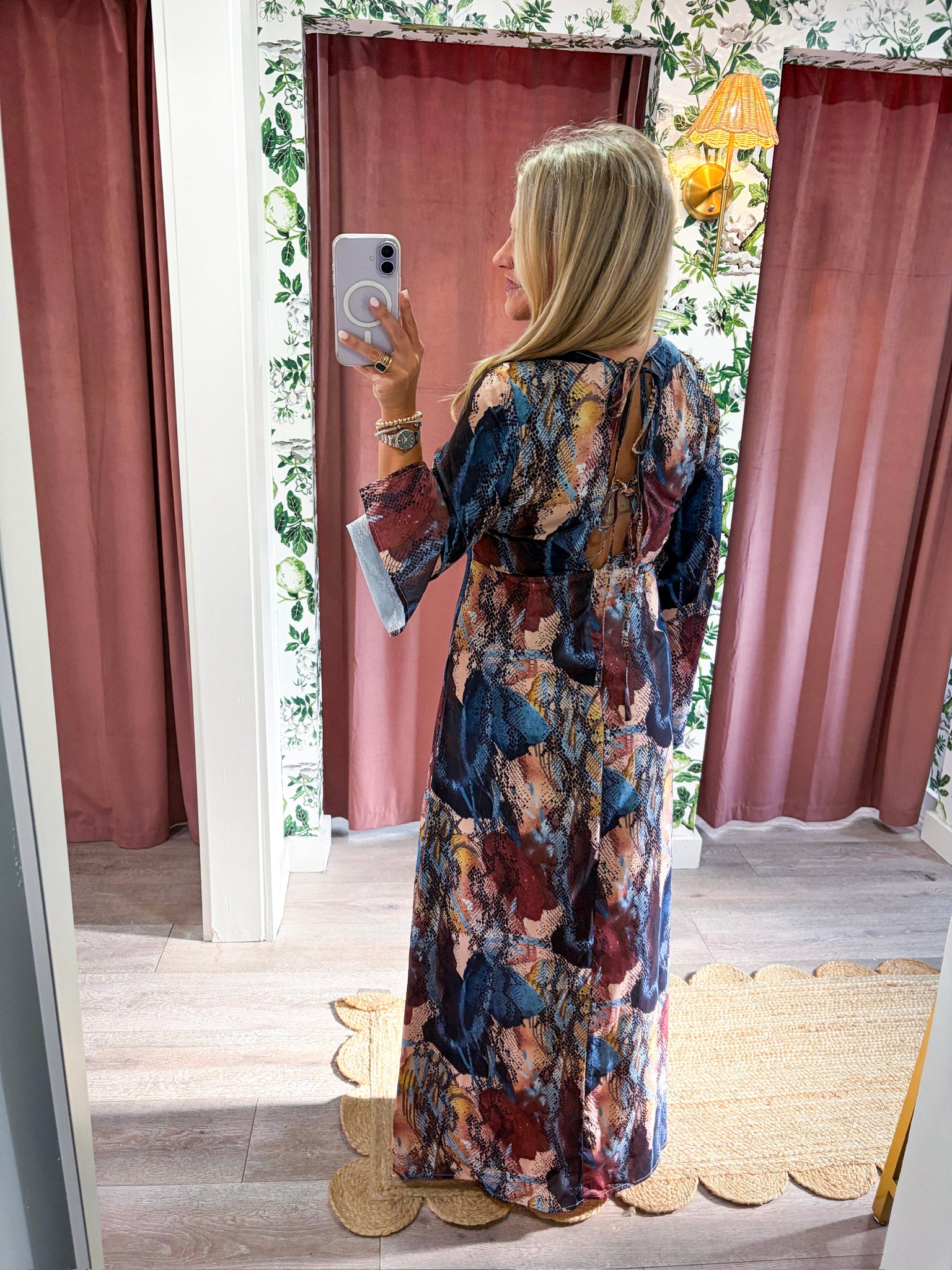 Serpent Sunset Maxi Dress