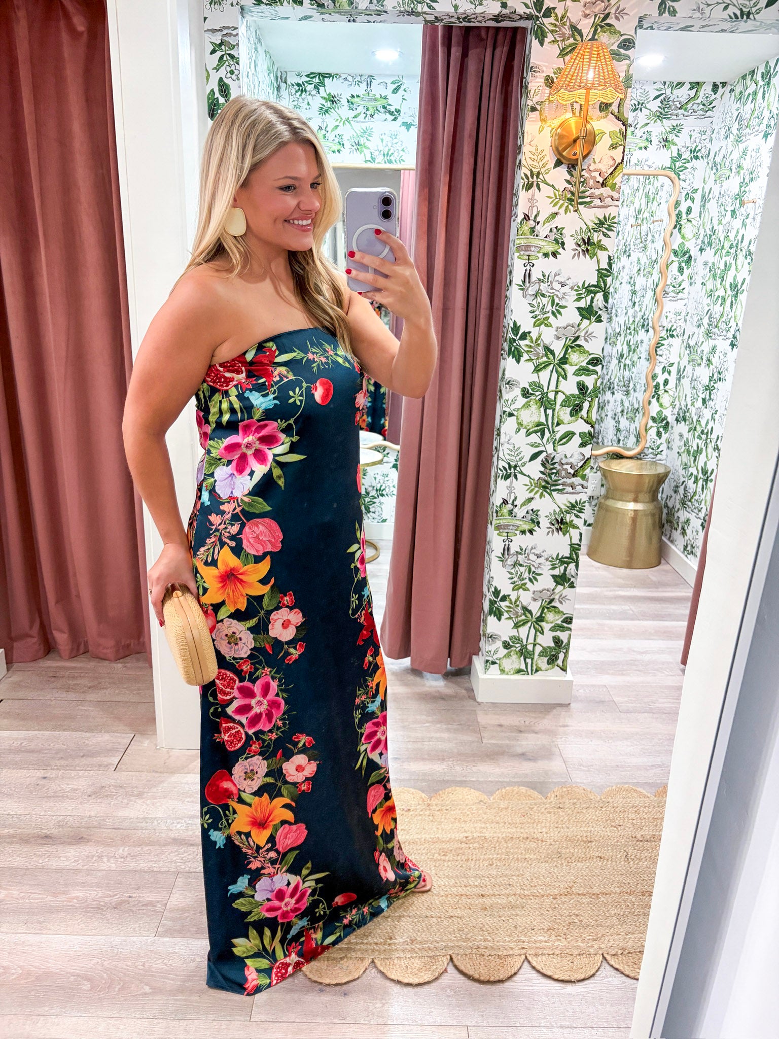 Summer Sorbet Strapless Maxi Dress