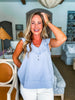 Sweet Talk Top-Powder Blue