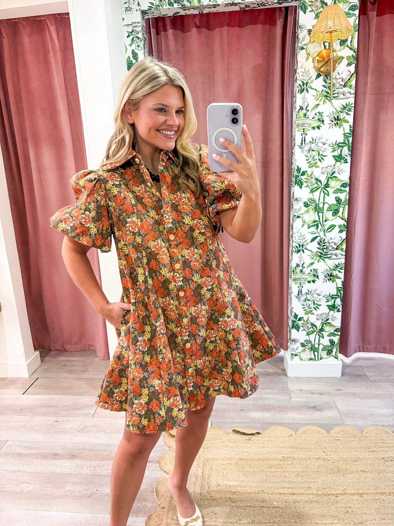 Maple Harvest Mini Dress