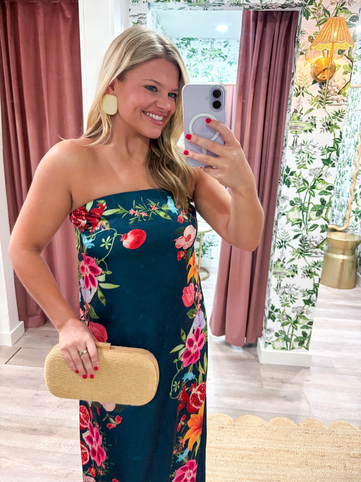 Summer Sorbet Strapless Maxi Dress