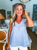 Sweet Talk Top-Powder Blue