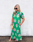Clara Ruffle Midi Dress