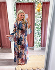 Serpent Sunset Maxi Dress