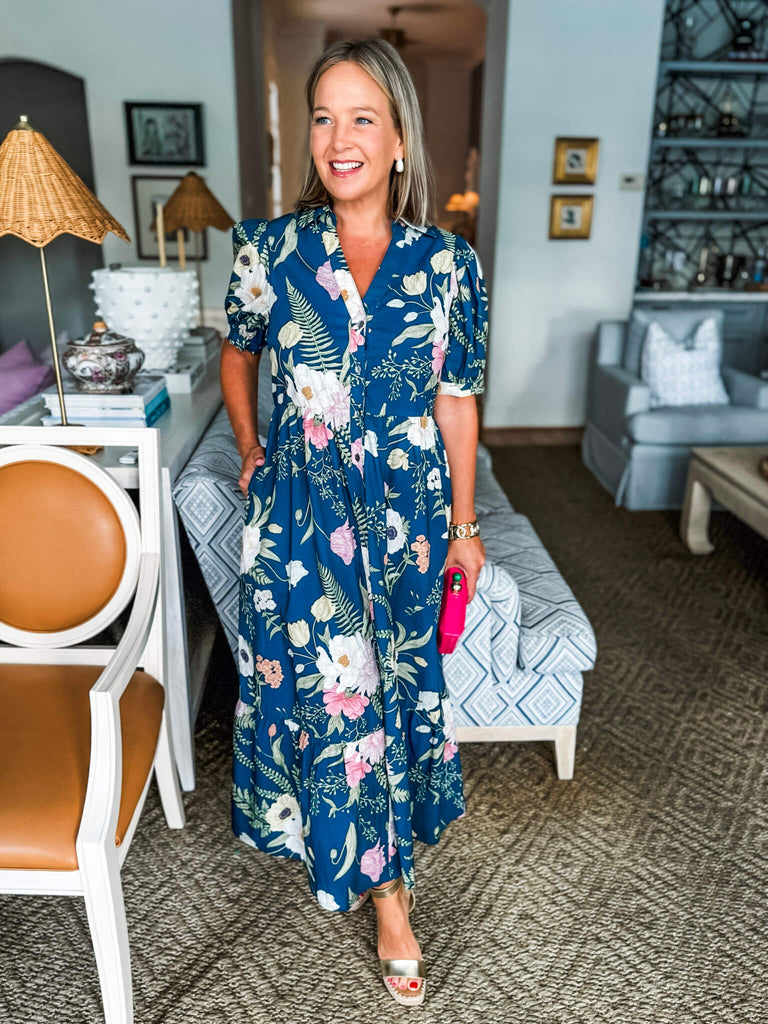Tropical Midi Dress