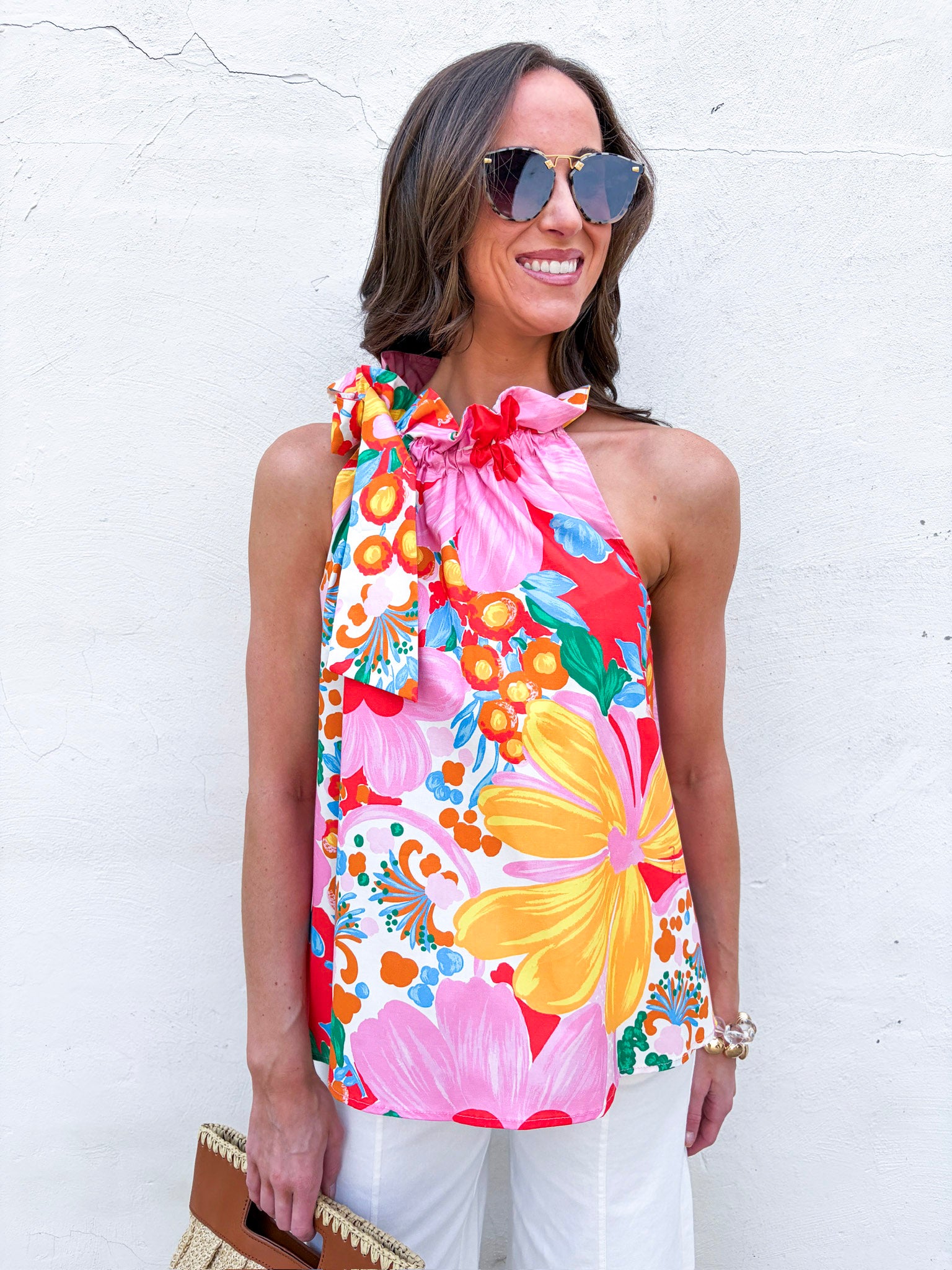 Gardenscape Ruffle Top