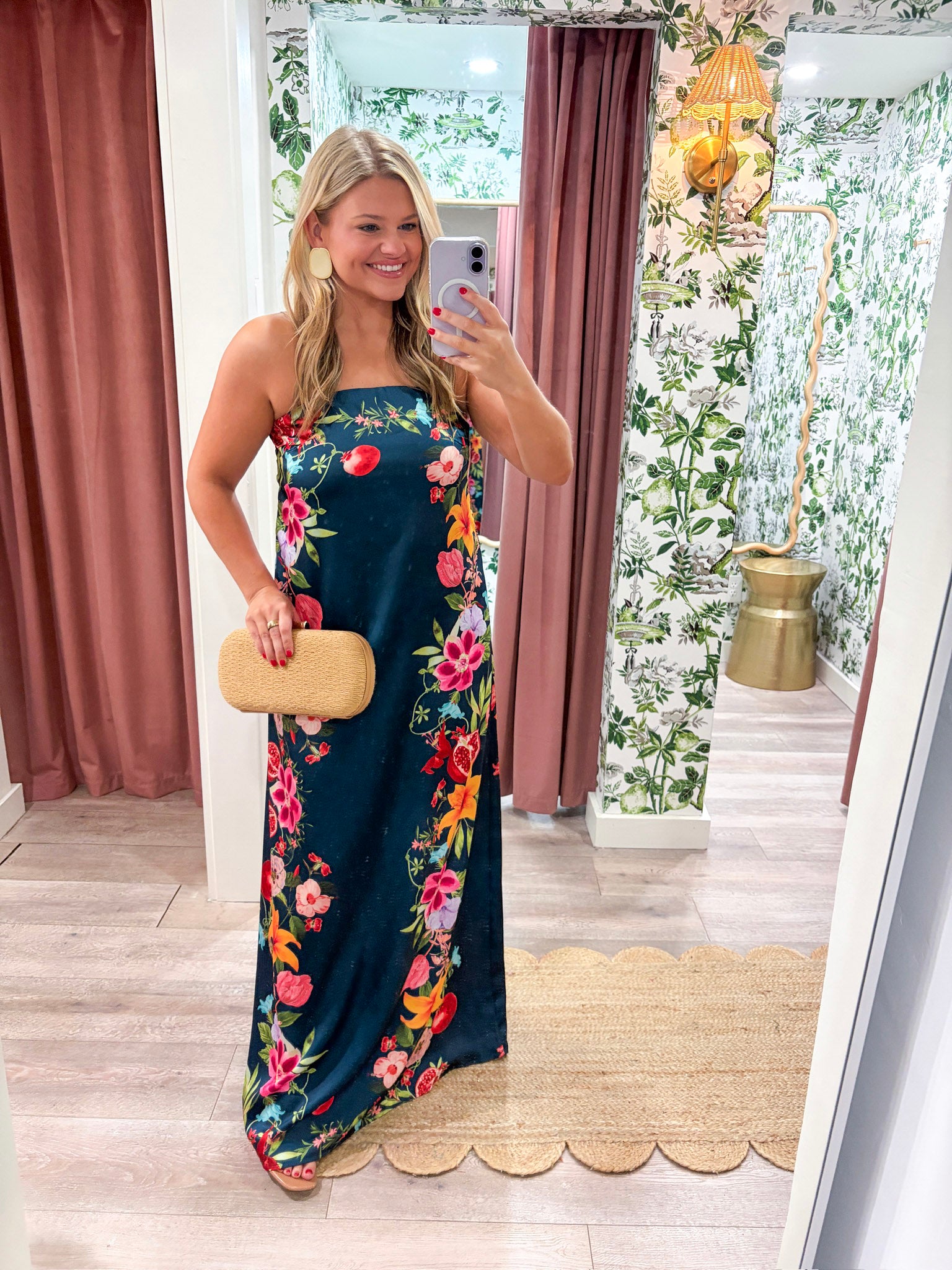 Summer Sorbet Strapless Maxi Dress
