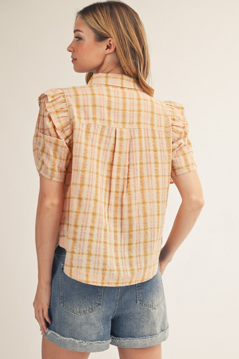 Aria Button Down Top
