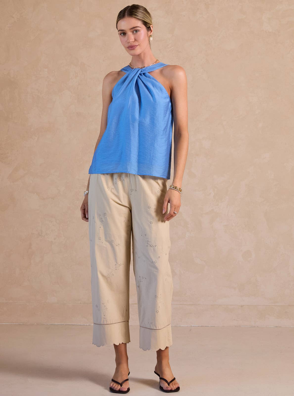 Oceanfront Halter Neck Top