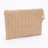 Beach Time Straw Envelope Clutch