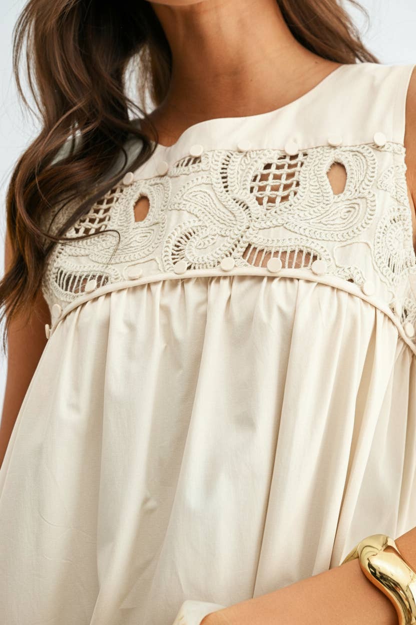 Desert Breeze Lace Maxi Dress