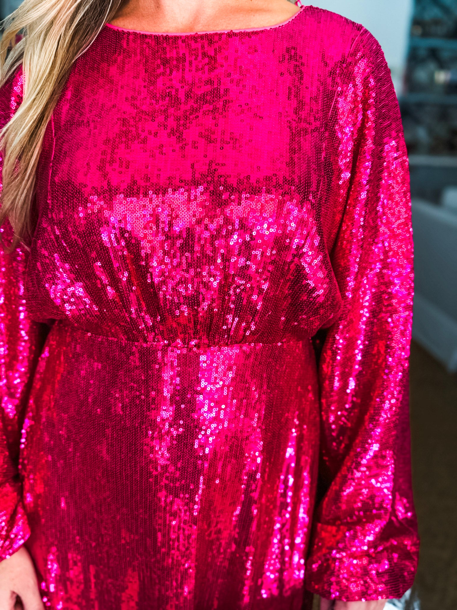 Hit The Floor Sequin Midi Dress