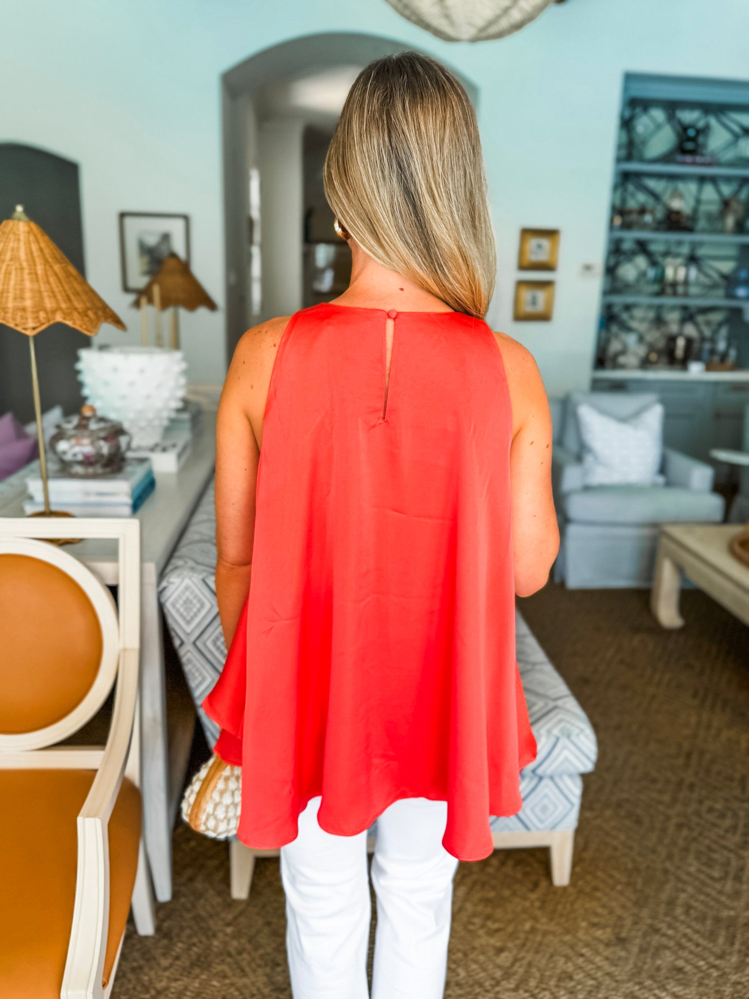 Sunshine Serenade Top- Orange