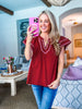 Country Moments Embroidered Top
