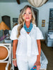 Urban Wonders Striped Top-White