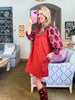 Autumn Frills Mini Dress