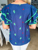 Cactus Cutie Embroidered Top