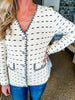 Stripe Stitch Cardigan