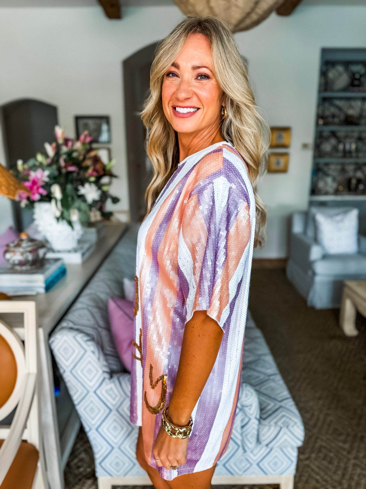 It's My Birthday Sequin Tunic