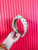 Gemmie Knotted Headband-Champagne