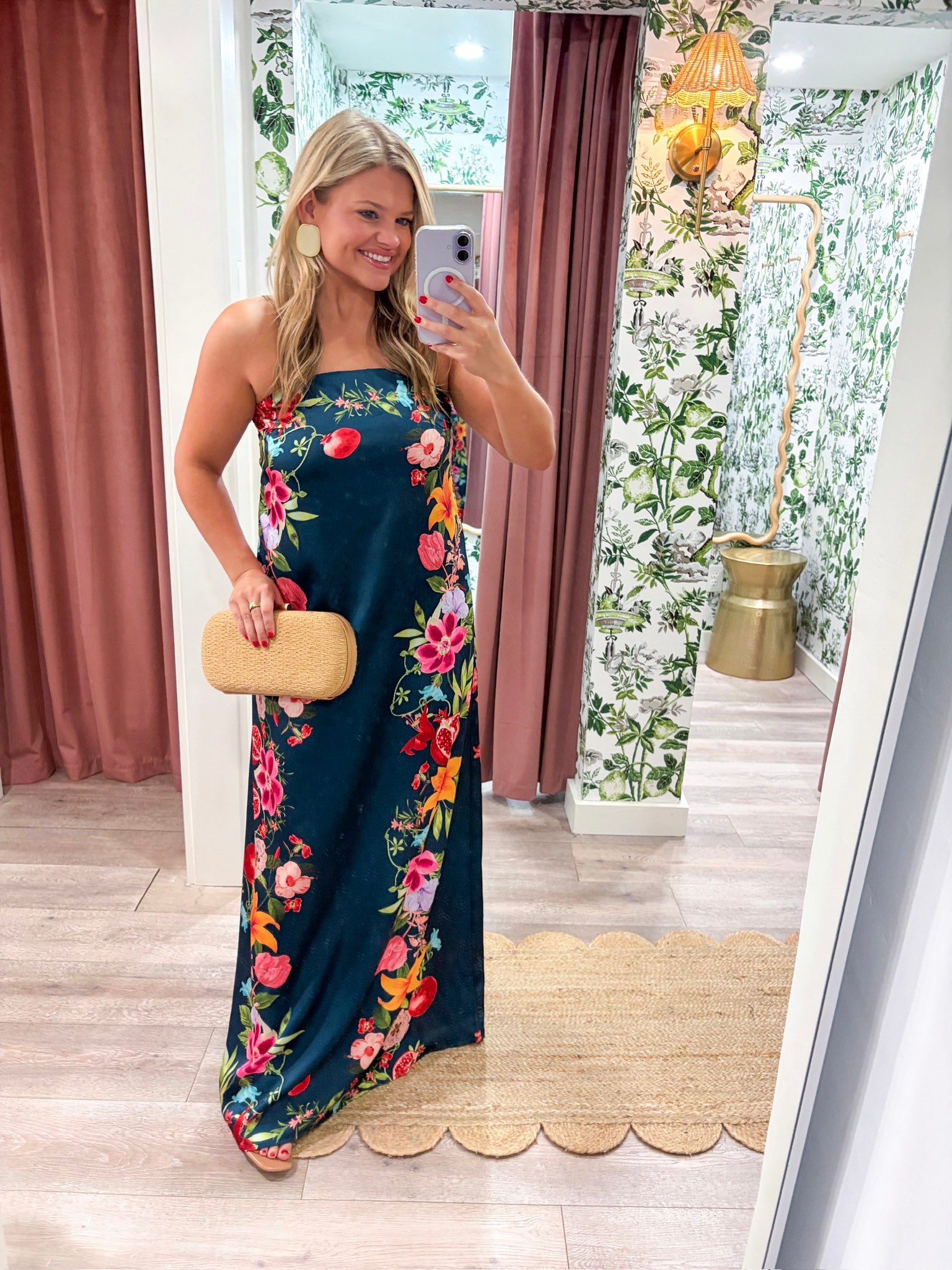 Summer Sorbet Strapless Maxi Dress