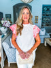 La Viva Embroidered Top-Off White