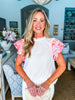 La Viva Embroidered Top-Off White