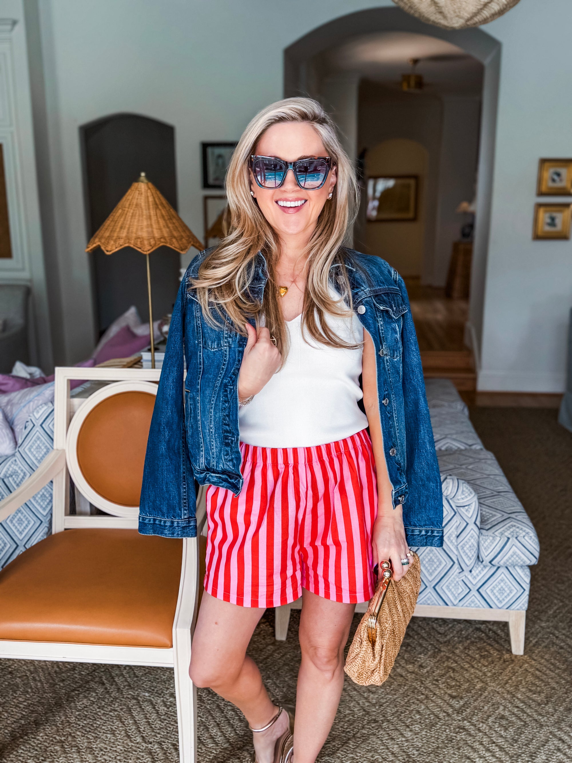 Summer Ready Striped Shorts