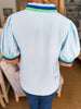Summer Chill Top-Sky Blue