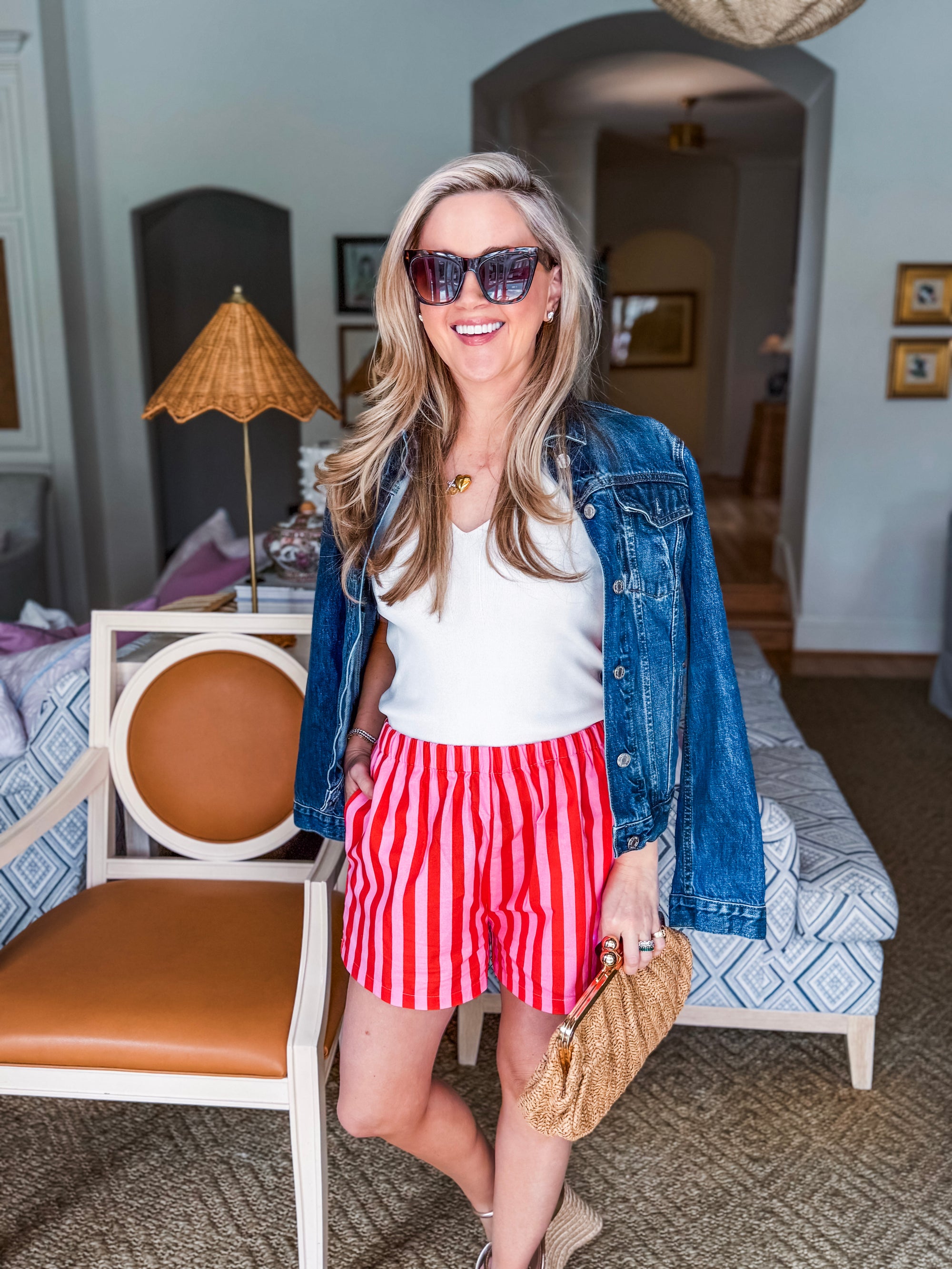 Summer Ready Striped Shorts