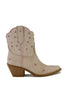 Star Embellished Cowboy Boots-Sand