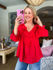 Seeing Love Ruffled Top