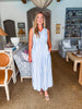 Oceanside Bliss Striped Midi Dress