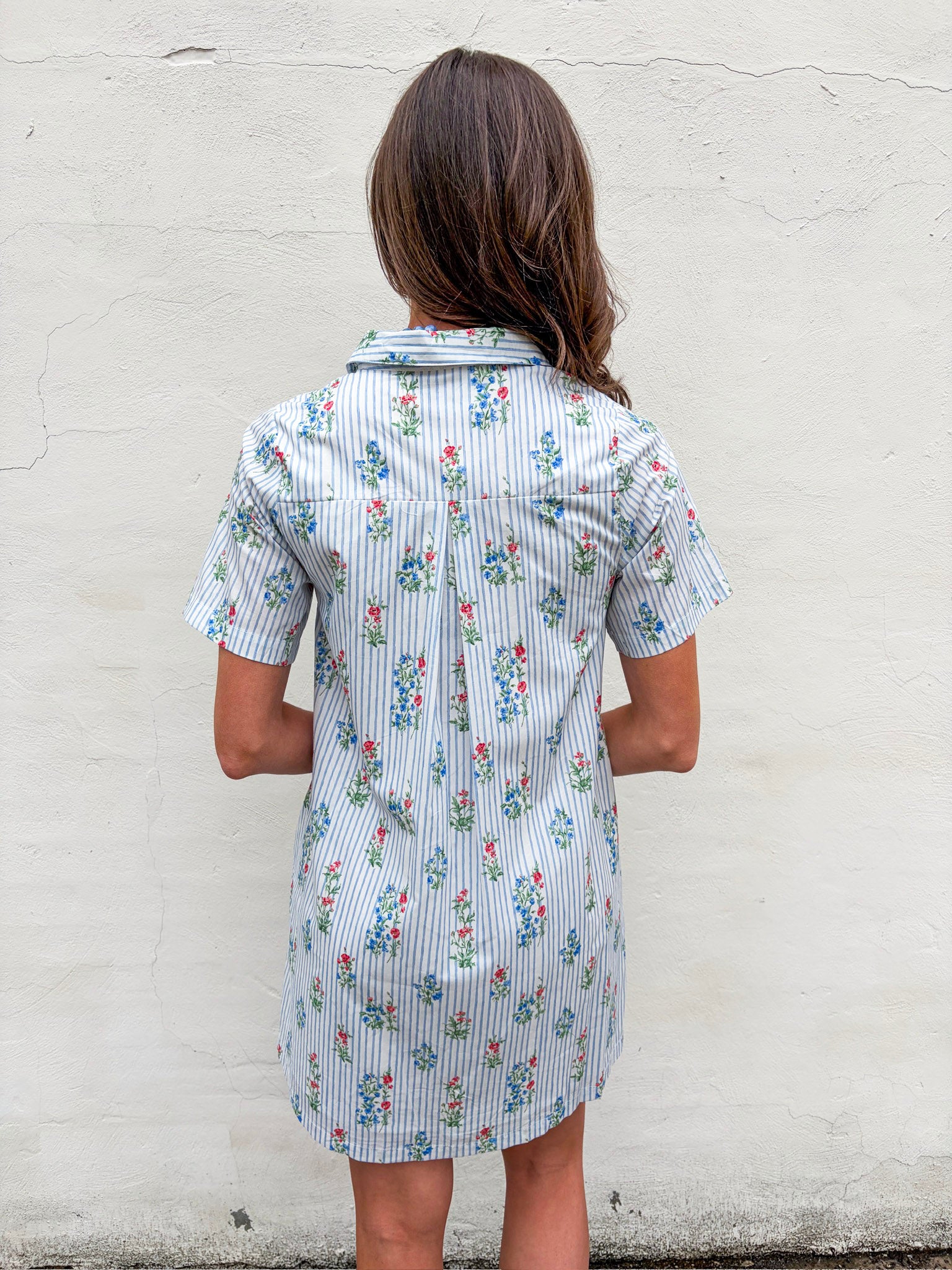 Hazel Floral Shift Mini Dress