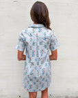 Hazel Floral Shift Mini Dress
