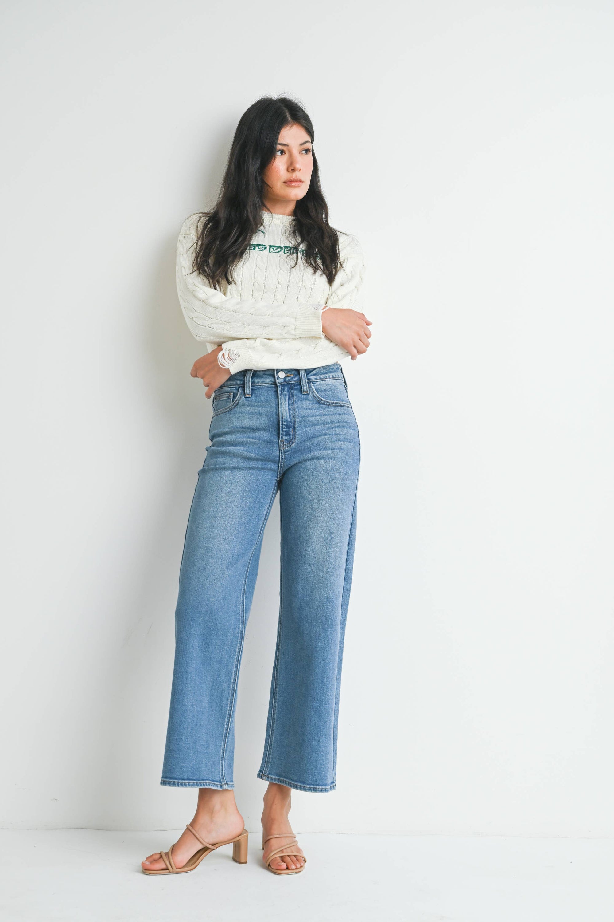 Just Right Wide Leg Jeans