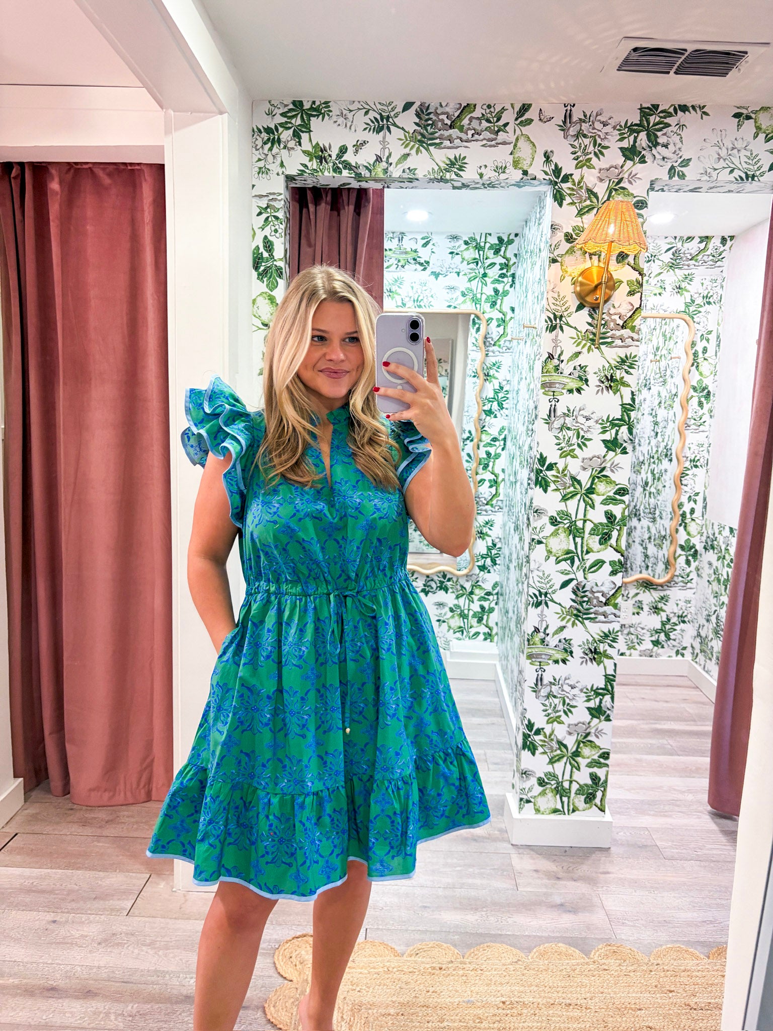 Ocean Bliss Flutter Sleeve Mini Dress Pomp & Circumstance Boutique by Marie Earthman Ocean Bliss Flutter Sleeve Mini Dress Pomp & Circumstance Boutique by Marie Earthman