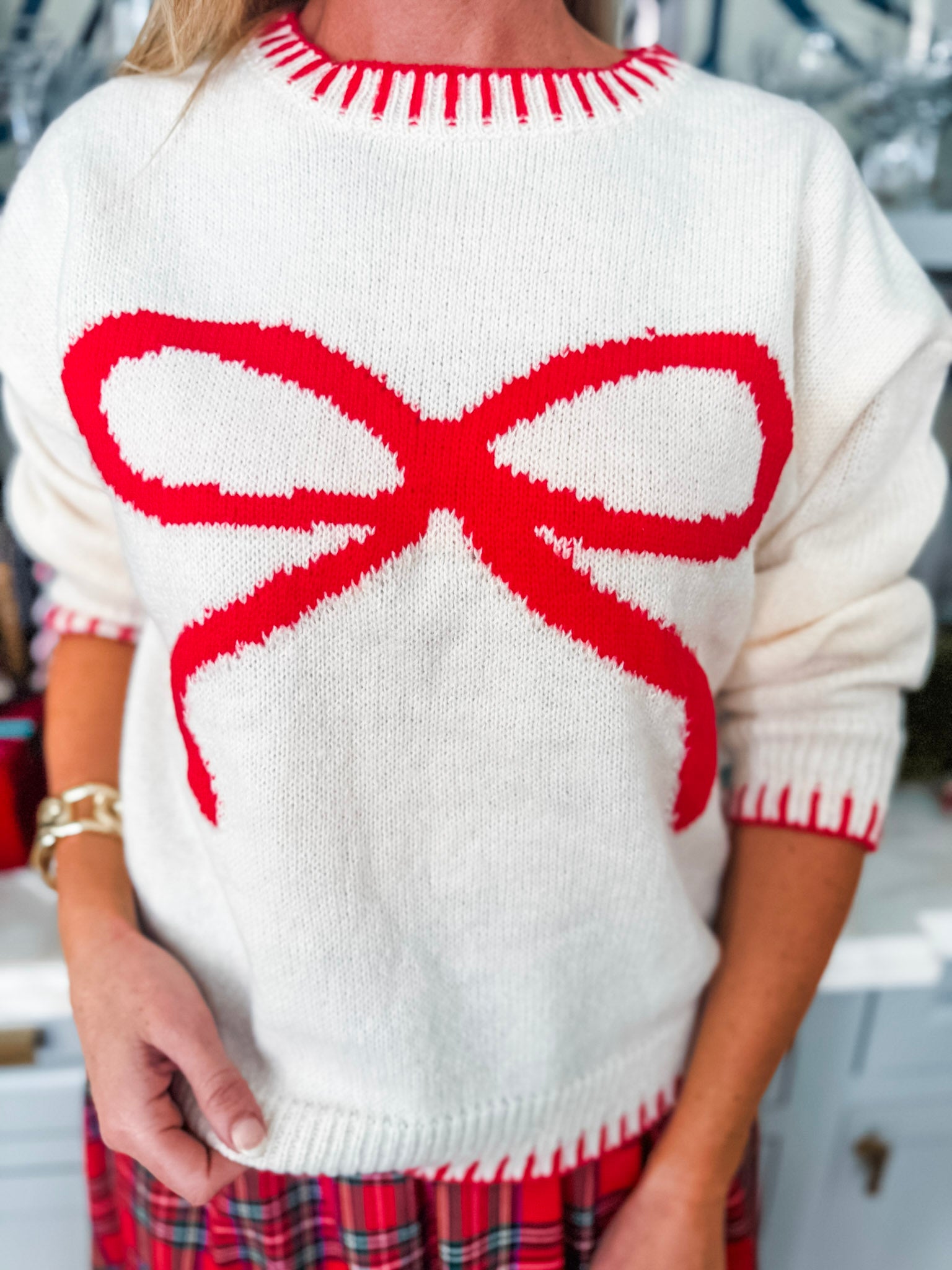 Ribbon and Bows Sweater
