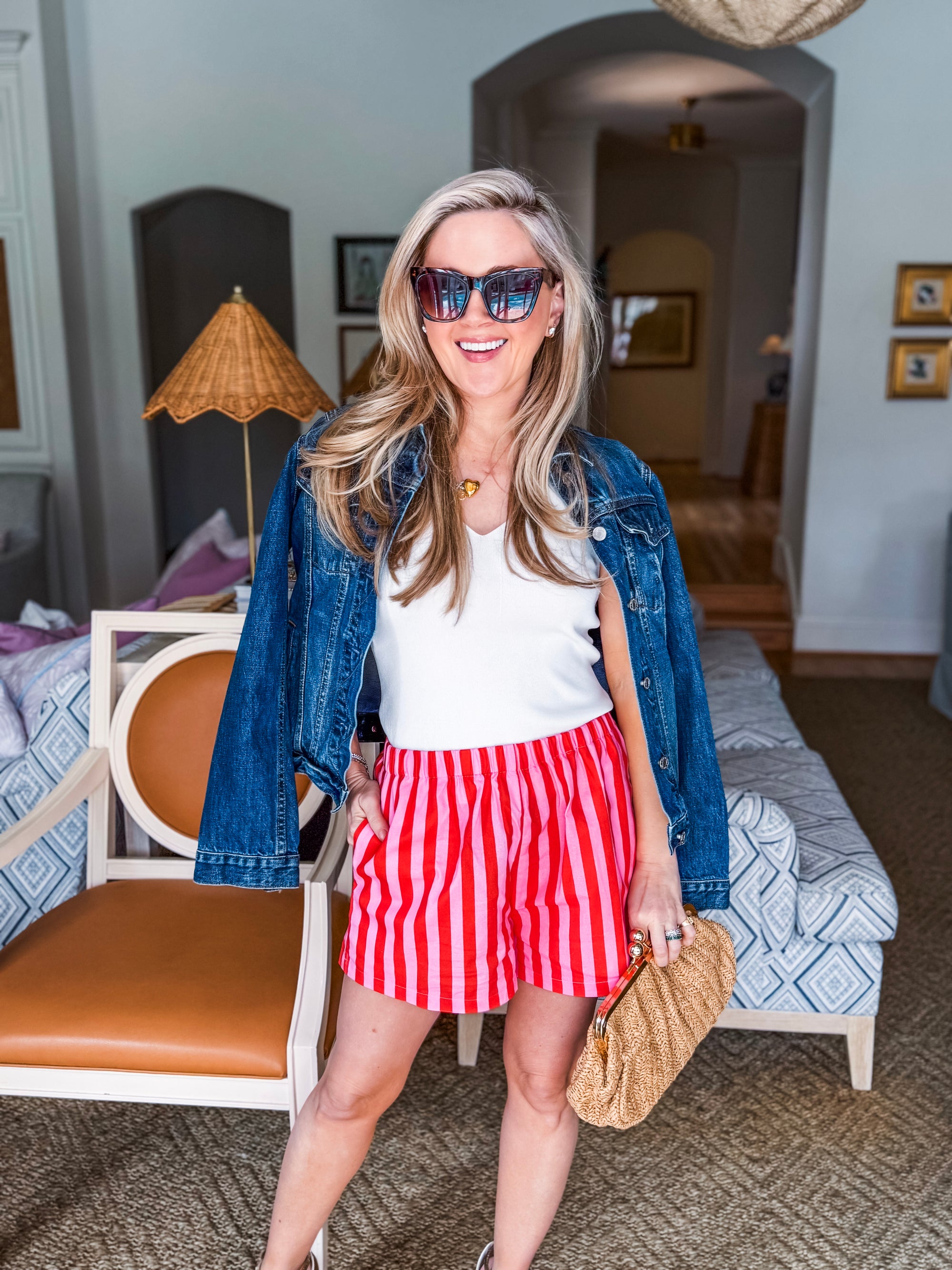 Summer Ready Striped Shorts