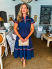 Fun in the Sun Dress- Navy
