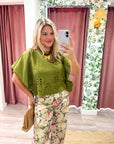 Georgina Eyelet Embroidered Top