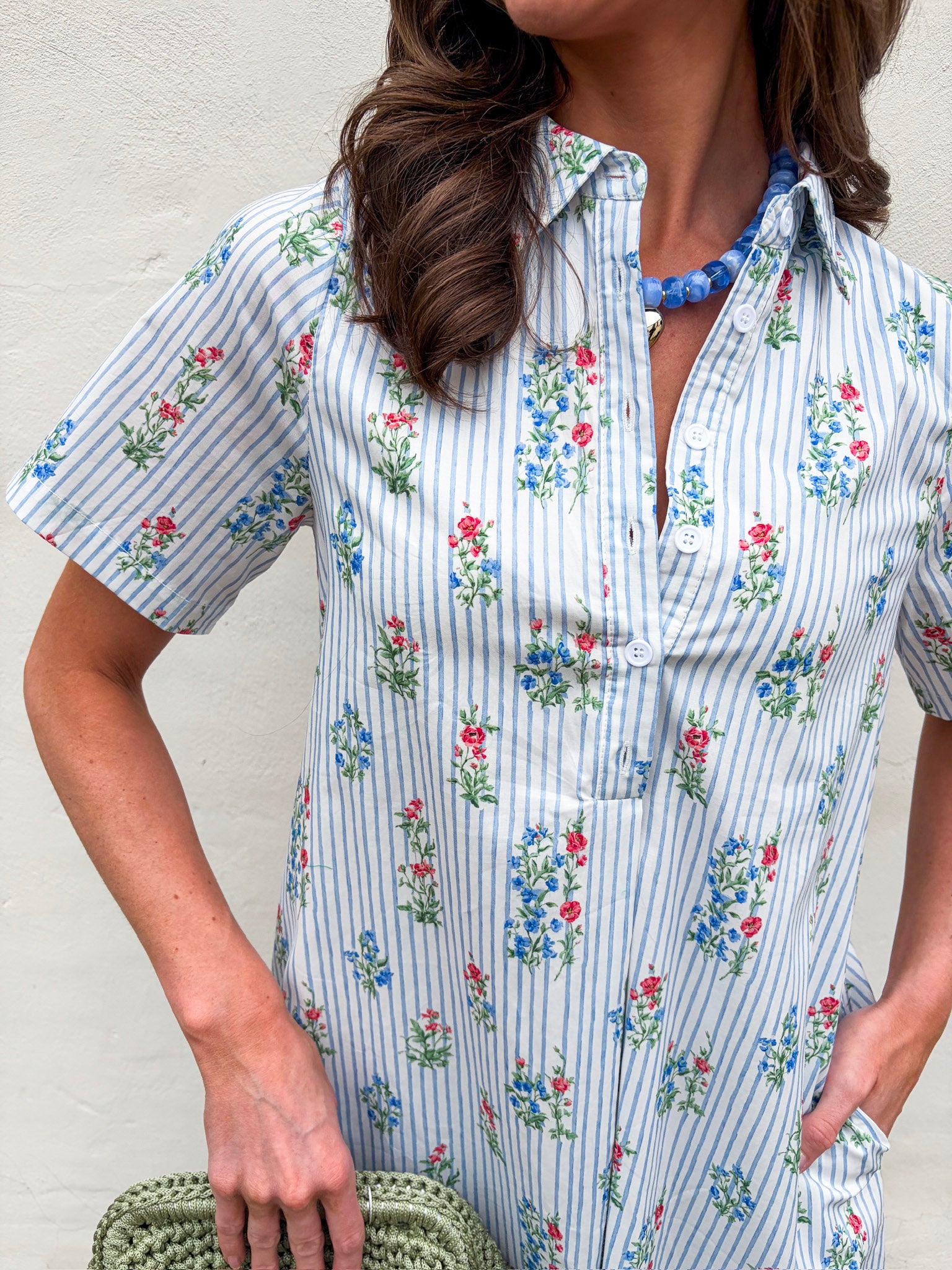Hazel Floral Shift Mini Dress