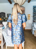 Blooming Personality Jacquard Dress