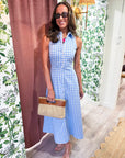 Gene Gingham Maxi Dress