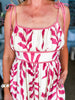 Botanical Empire Midi Dress