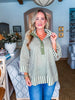 Right Way Striped Top-Olive