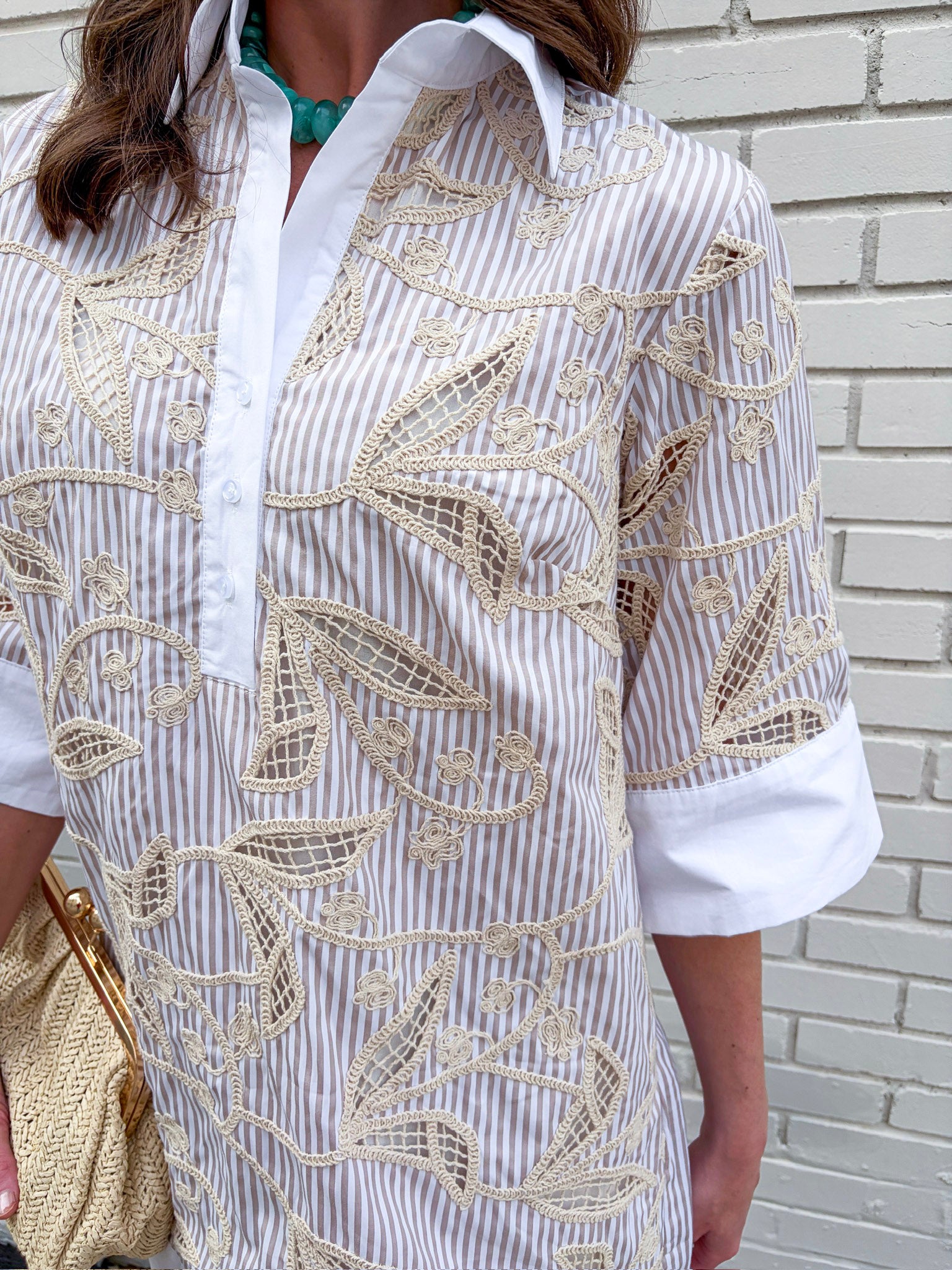 Floral Horizon Shirt Dress