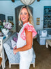 La Viva Embroidered Top-Off White