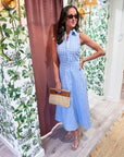 Gene Gingham Maxi Dress
